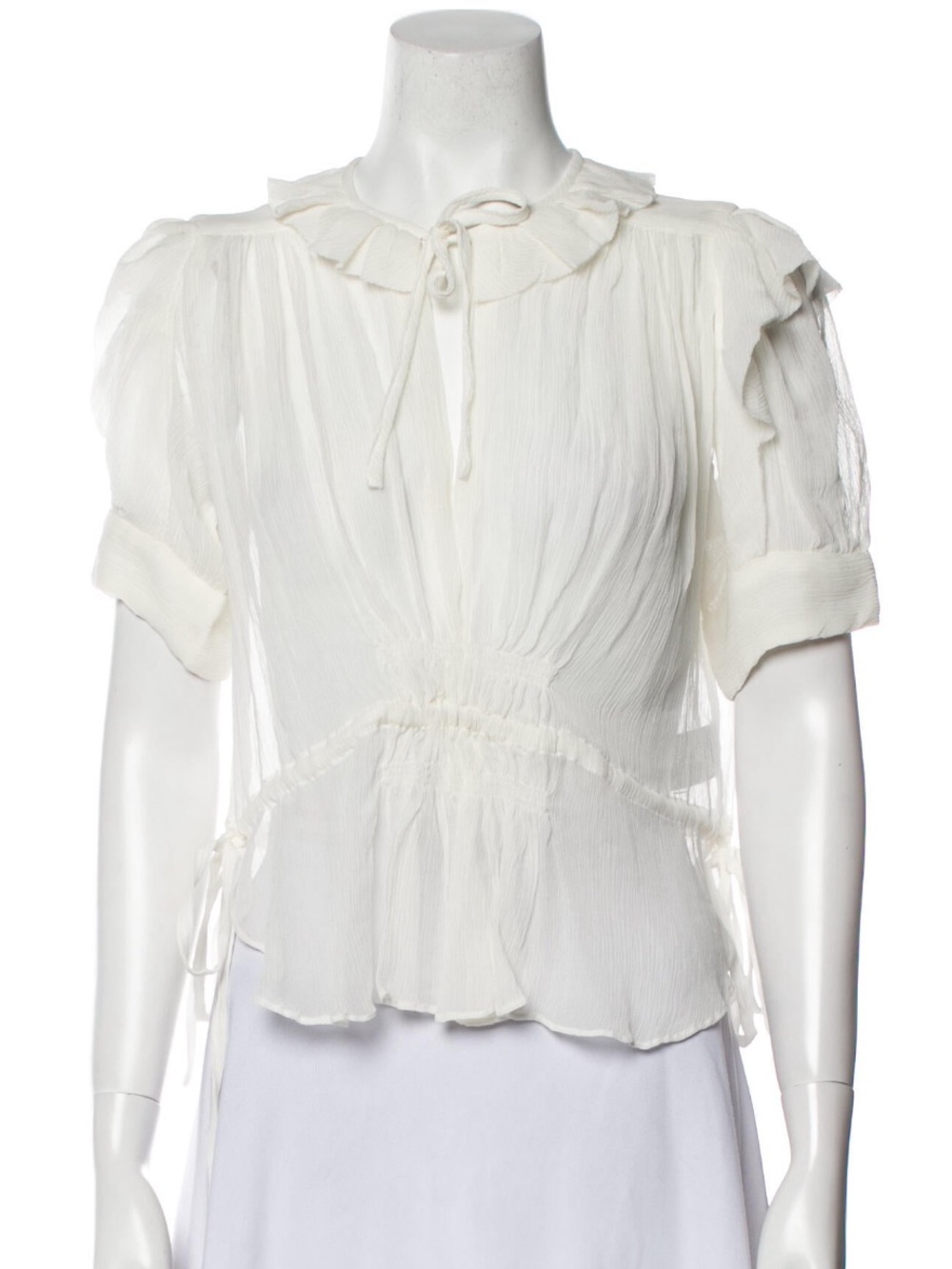 Isabel Marant Étoile Annaelle Top White blouse